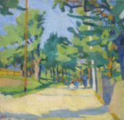 Bernhard Kretzschmar, Sommer in Gostritz. Späte 1910er Jahre.