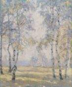 Otto Altenkirch "Birken im Morgennebel". 1921.