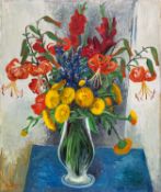 Johannes Beutner "Stillleben mit Feuerlilien". 1931.