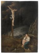 Gillis Mostaert d.Ä. "Maria Magdalena unter dem Kreuz". Vorlage 1570.