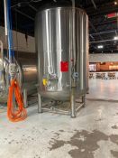 B Cast 60 bbl insulated glycol jacket 304SS bright tank, model BC-BBT 60BBBL, serial 24665-17-08, 14