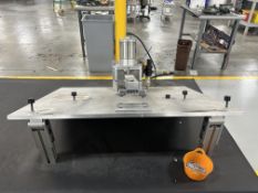 Homemade press, 3” bore Bimba cylinder