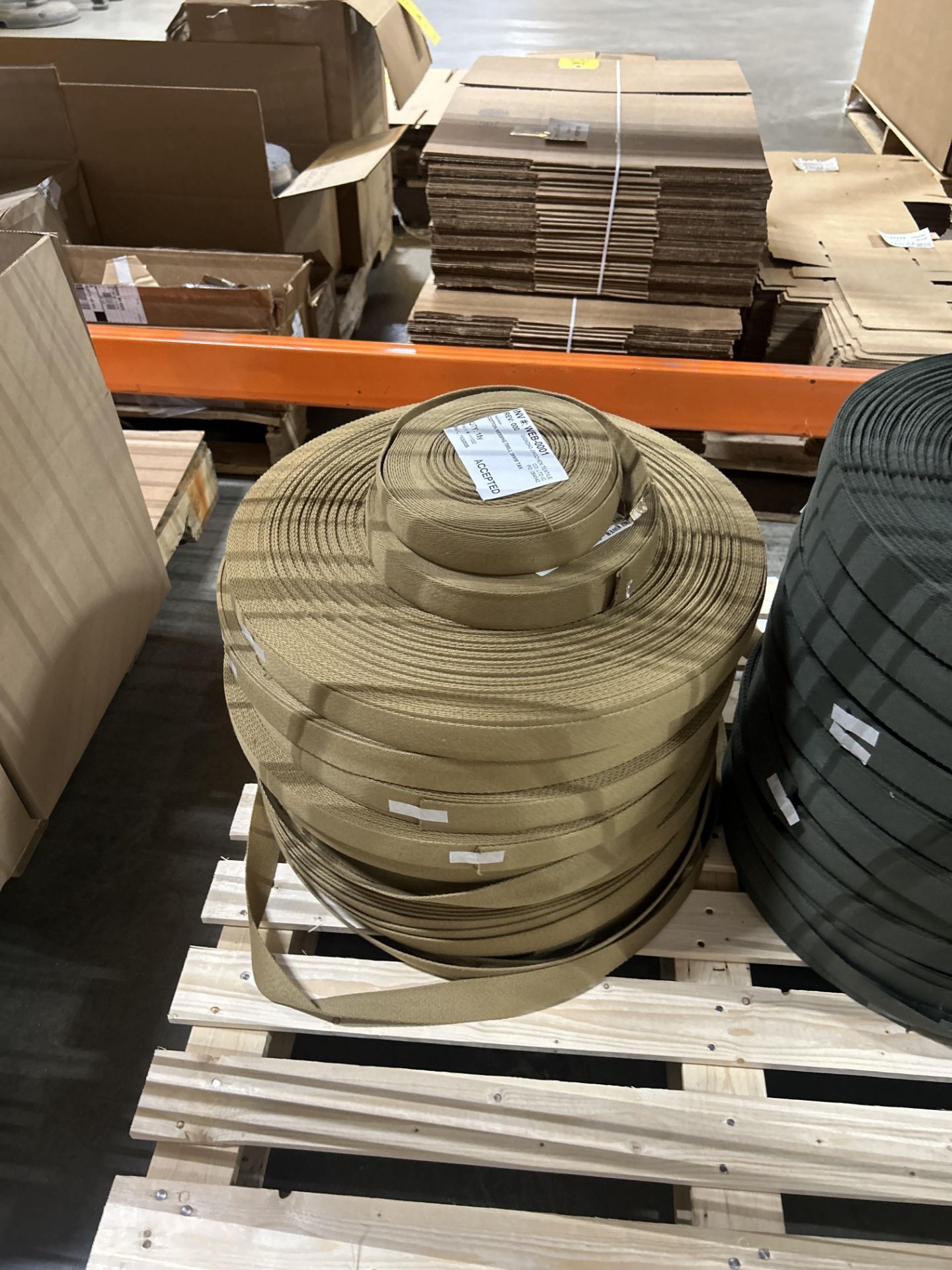 PALLET LOT – WEBBING & STRAPPING ROLLS - Image 3 of 5