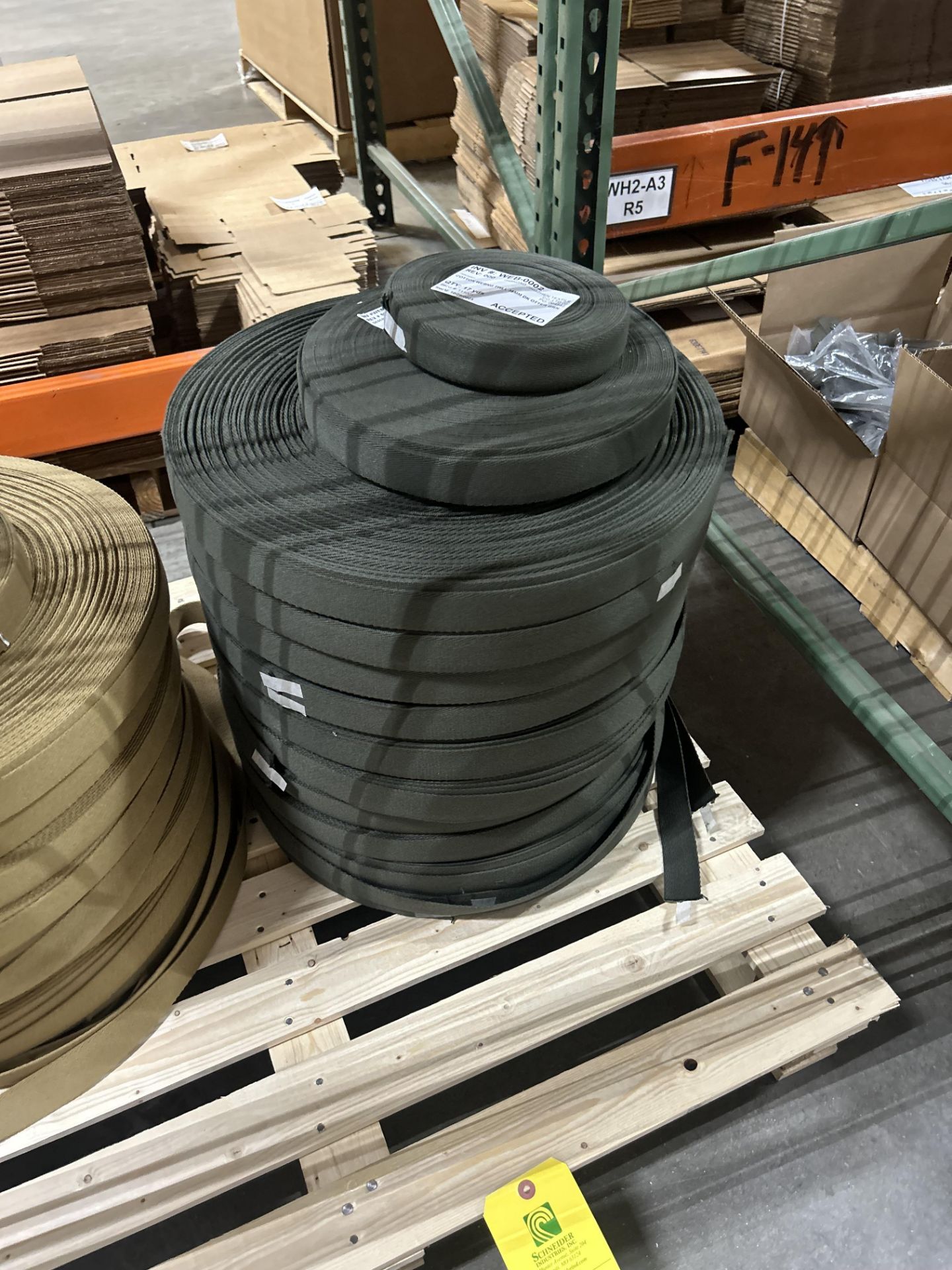 PALLET LOT – WEBBING & STRAPPING ROLLS - Image 2 of 5