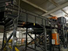 Titech AutoSort/Papersort 2800 (Serial# Z075T / Z076T, 230/400V, 50Hz) and Conveyor (10' W x 22' L)
