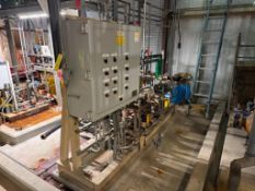 Polymer feed system on metal frame