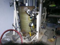 Clean In Place System on Metal Frame