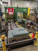 (Located in Ashland, OR) Columbia FL 100 Palletizer with Liberty Industries 5 Series Model 5.50