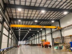 Kone overhead crane, 3300 kg capacity, approx 60 ft span