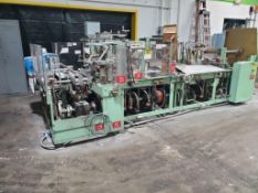 (Located in Blue Springs, MO) Douglas Case Packer with Nordson ProBlue 7, model 1022230A, Ser ES1602