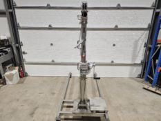 (Located in Fulford, Quebec) Stainless Steel Crane, Aircraft Cables