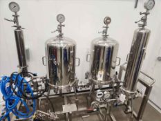 (Located in Brockville, Ontario) Pall Filtration Unit, 39 inches W x 80 inches L