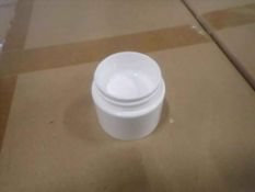 (Located in Brockville, Ontario) Double Shell White 1 gram Jars, 2 Pallets, Approx. 24,000 Jars
