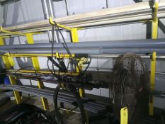 Steel Rack w/ Misc Steel PVC Piping