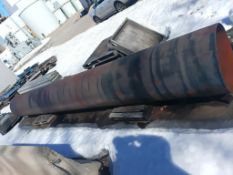 Lot of 3 Concrete Barriers w/ Metal Pipe (Approx 20 ft)