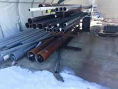 Contents of Carport w/ Misc PVC Pipe (Various Sizes)