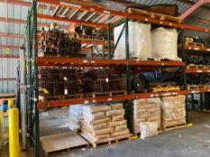 LOT OF pallet rack iron crates, drum roller, conveyor roller supports CLICK HERE FOR EXHIBIT LISTING