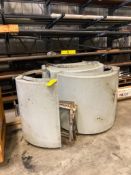 LOT OF 5 shaft covers, 39 in w
