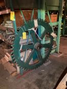 LOT OF sprocket, 47 x 6 x 4-3/8 in cast steel