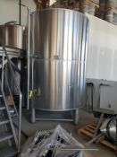 SK-SKRLJ Polished stainless steel Cold water tank, 60BBL, Ser# 15103713, Jacketed, Loading/Rigging F