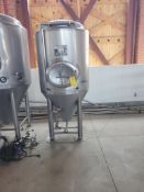 Blackstone Ventures Polished stainless steel Jacketed fermentation tank, 5BBL, Loading/Rigging Fee: