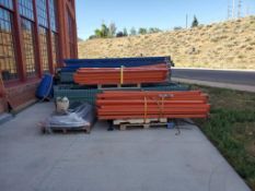 Lot of industrial pallet shelving (All Photoed), Loading/Rigging Fee: $550