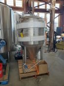 Cassman Beer Brewing Equipment Polished stainless steel yeast pot, 5BBL, Model CM-5BBL, Ser# MDL-23-