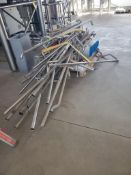 Polished stainless steel piping, Loading/Rigging Fee: $300