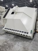 Geelen Counterflow Pellet Cooler, Model VK24X24KL-P, Includes: inlet valve, hood, rotating distribut