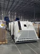 Geelen Counterflow Pellet Cooler, Model VK24X24KL-P, Includes: inlet valve, hood, rotating distribut
