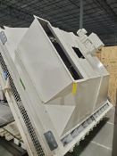 Geelen Counterflow Pellet Cooler, Model VK24X24KL-P, Includes: inlet valve, hood, rotating distribut