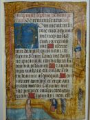 Pergamentblatt, 17 Zeilen
