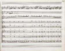 Hasse - Miserere c-Moll Manuskript