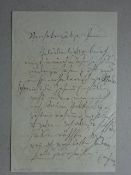 Henselt - Brief an Freund