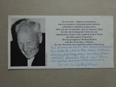 Kraus - Dankschreiben