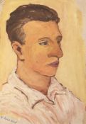 Wilhelm RAAB (1907 - 1989). "Selbstbildnis". 1928.