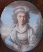Johann Philipp BACH (1752 - 1846). Bildnis Prinzessin Luise Eleonore von Hohenlohe-Langenburg.