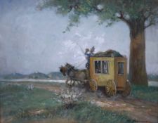 Klaus CLAUSMEYER (1887 - 1968). Postkutsche.