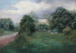 Adolf SEEL (1829 - 1907). Kurpark in Wiesbaden.