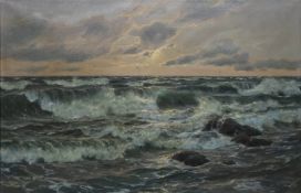 Patrick VON KALCKREUTH (1892 - 1970). Meeresbrandung.