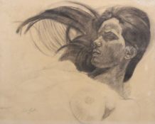 Karl KÖSTER (1883 - 1975). Studie. Weiblicher Akt. 1917.