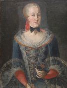 UNSIGNIERT (XVIII). Bildnis Maria Veronica Wechslerin.