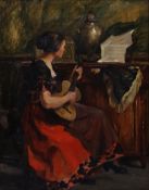 Willy REETZ (1892 - 1963). Gitarrenspielerin.
