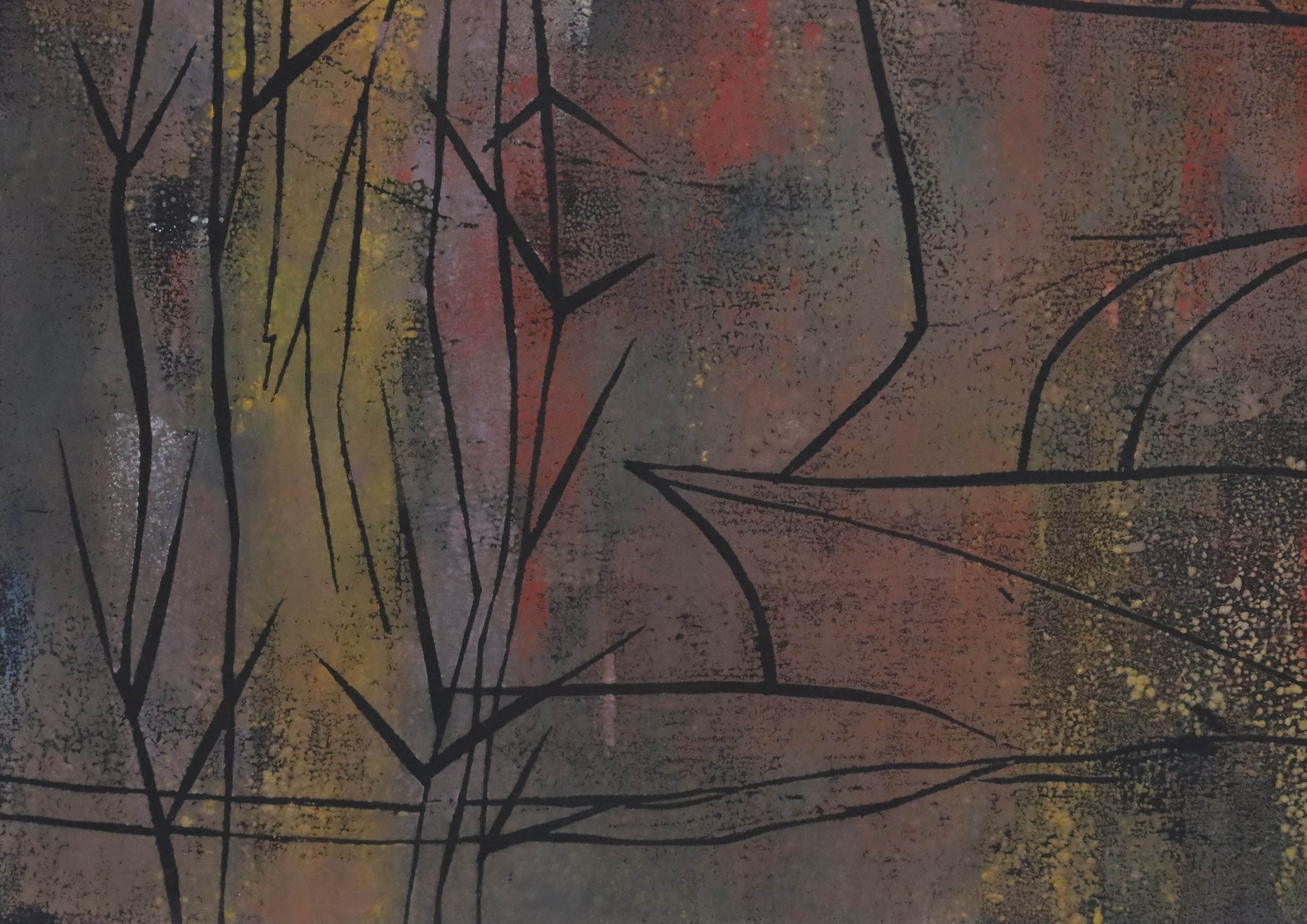 Walter Whall BATTISS (1906 - 1982). "Figure & Bird enclosed in thorns". 1952. - Image 5 of 11