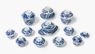 Lot: 14 Teeset-Teile