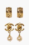 Chanel, 2 Paar Ohrclips