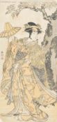Lot: 9 japanische Farbholzschnitte 