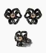 Chanel, 1 Paar Ohrclips und Ring