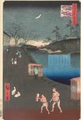 Lot: 2 Blätter von Hiroshige Utagawa (1797–1858)