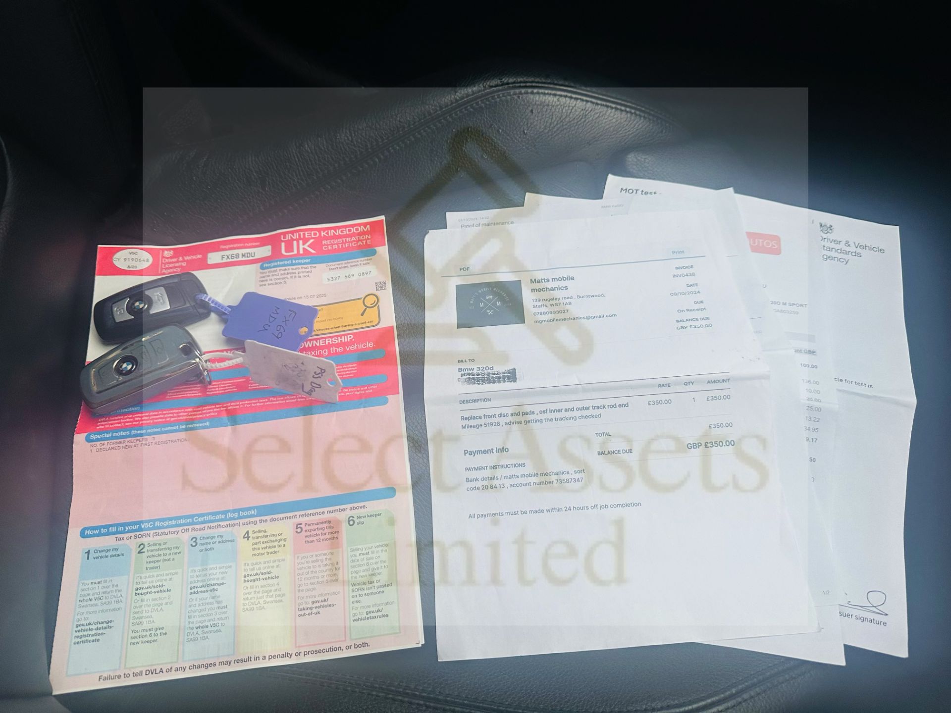 BMW 320D Saloon *M-Sport Edition* Auto S/S - 2019 Model - Air Con - SatNav - Only 52K Miles! - Image 26 of 26